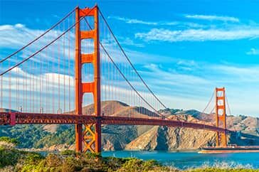 golden gate bridge in San Francisco