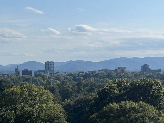 View of Asheville and the Blue Ridge from the Grove Park Inn, host of the G20 finance ministers and central bank governors meeting, August 31 to September 1, 2026.